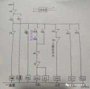 液壓機控制電路原理圖，與常見電氣故障